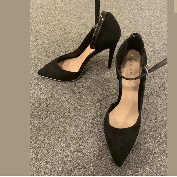 call it spring black heels